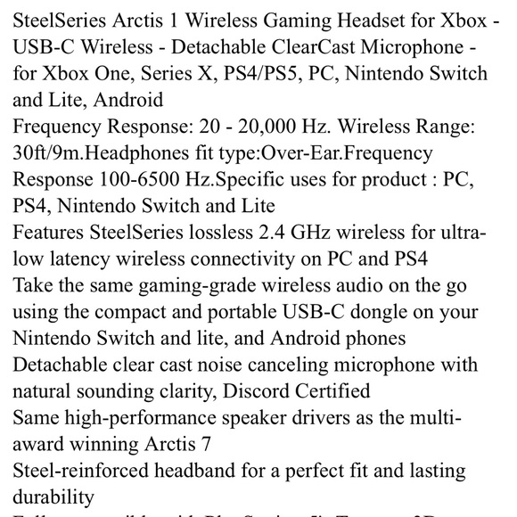 Steel series gaming headset - Picture 3 of 3